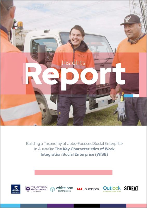 Report cover with an image of 3 people in high-visability work wear