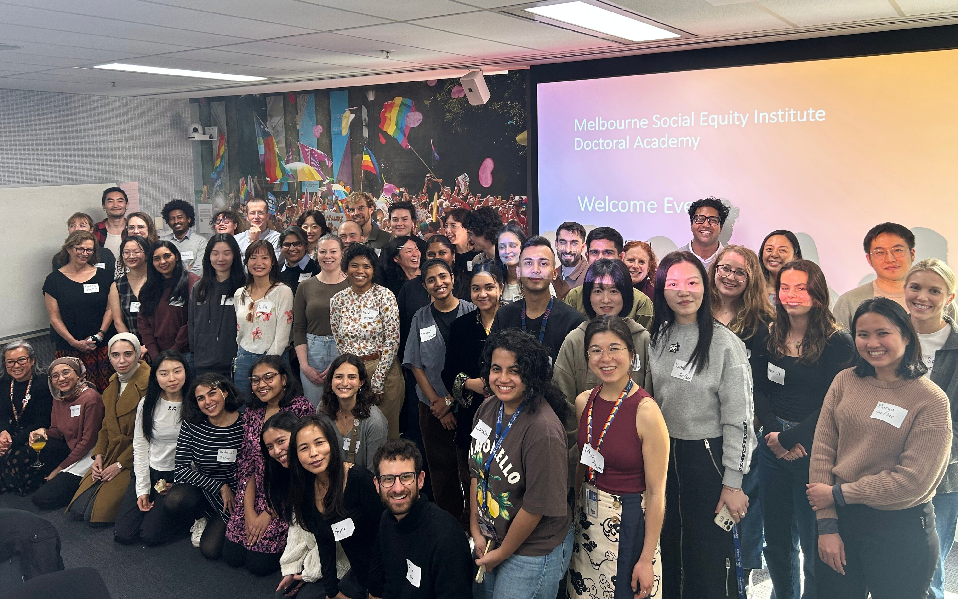 Title goes here Group photo of approx 50 Doctoral Academy members