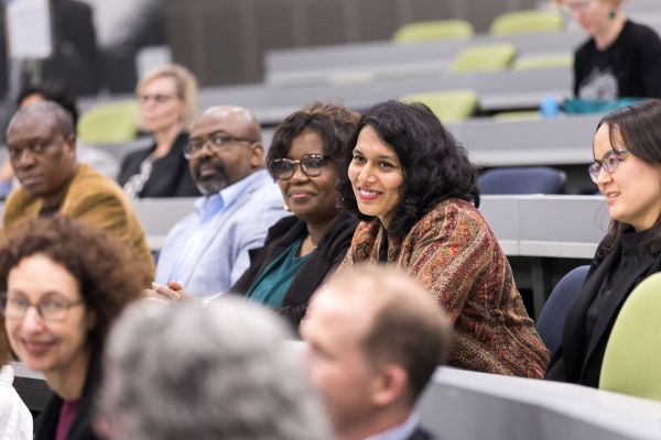 Audience photo with Bosede Adetifa and  Nandini Sengupta