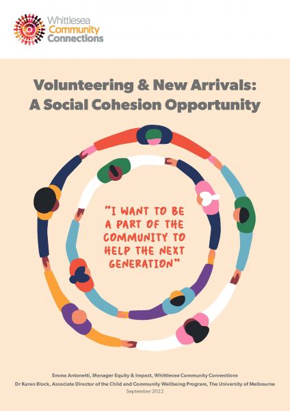 Volunteering and New Arrivals Report Cover